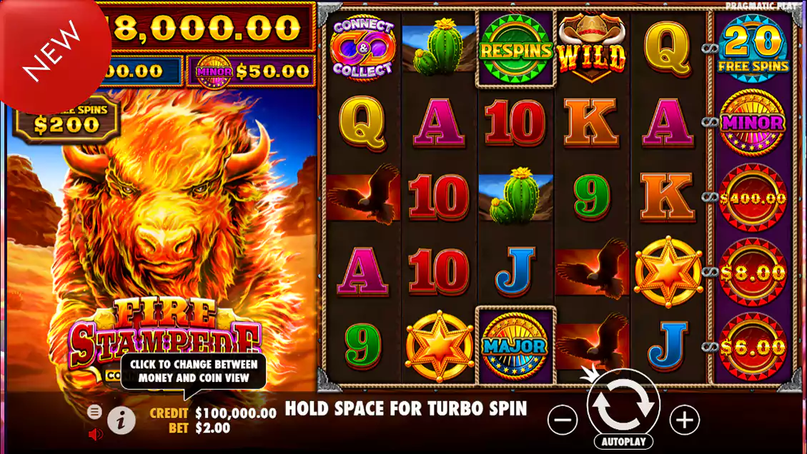 New Slots Fire Stamperd